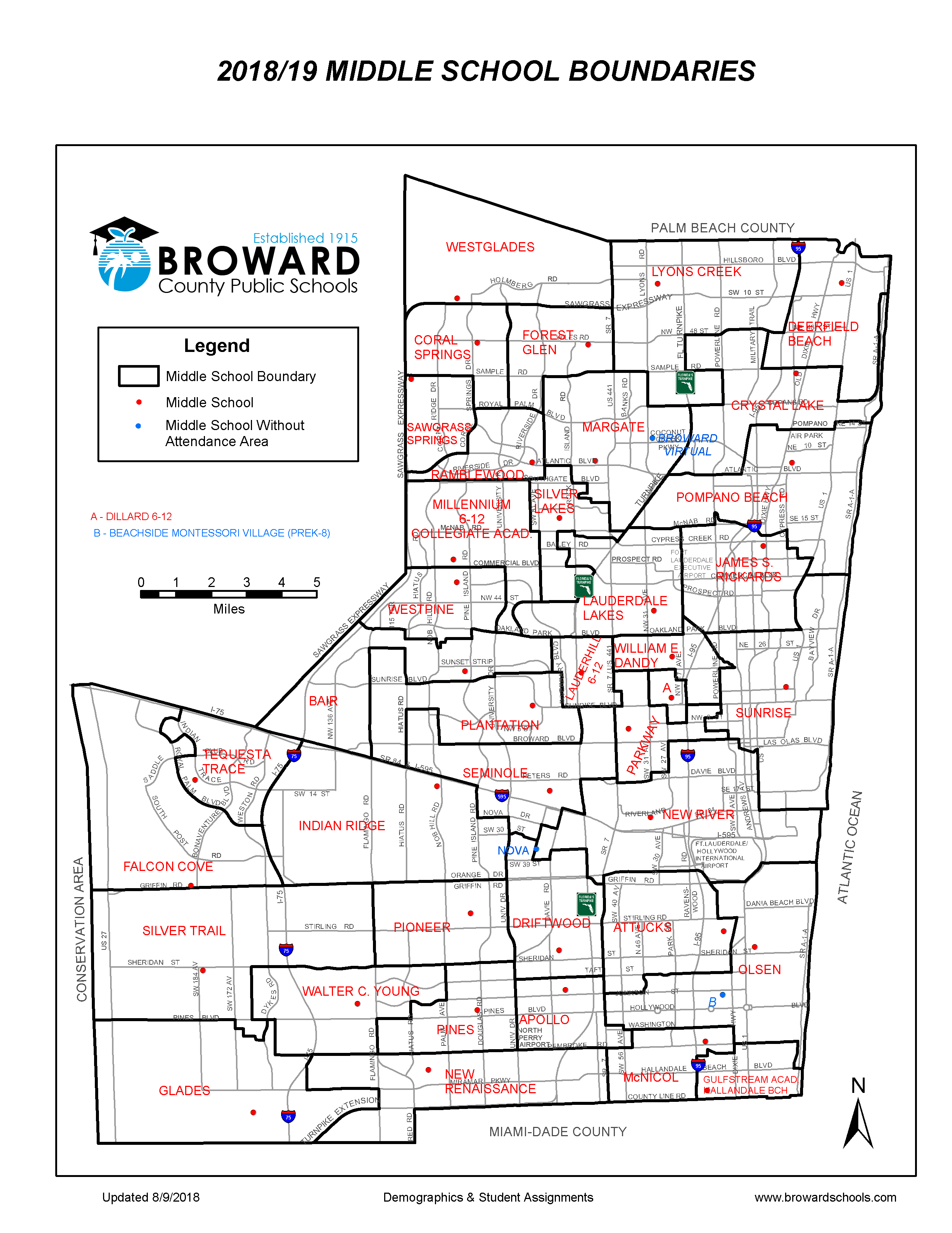 Middle School Boundaries 